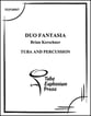 Duo Fantasia Tuba and Percussion Duet P.O.D. cover